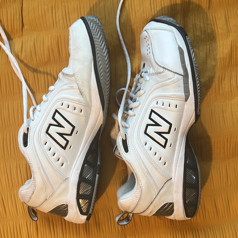 🛍️New Balance⚡️803 white leather sneakers Men’s US 11.5D - Picture 3 of 7